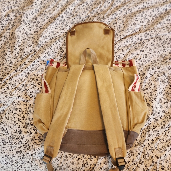 Field and Co canvas laptop rucksack Americana patriotic - Picture 9 of 10